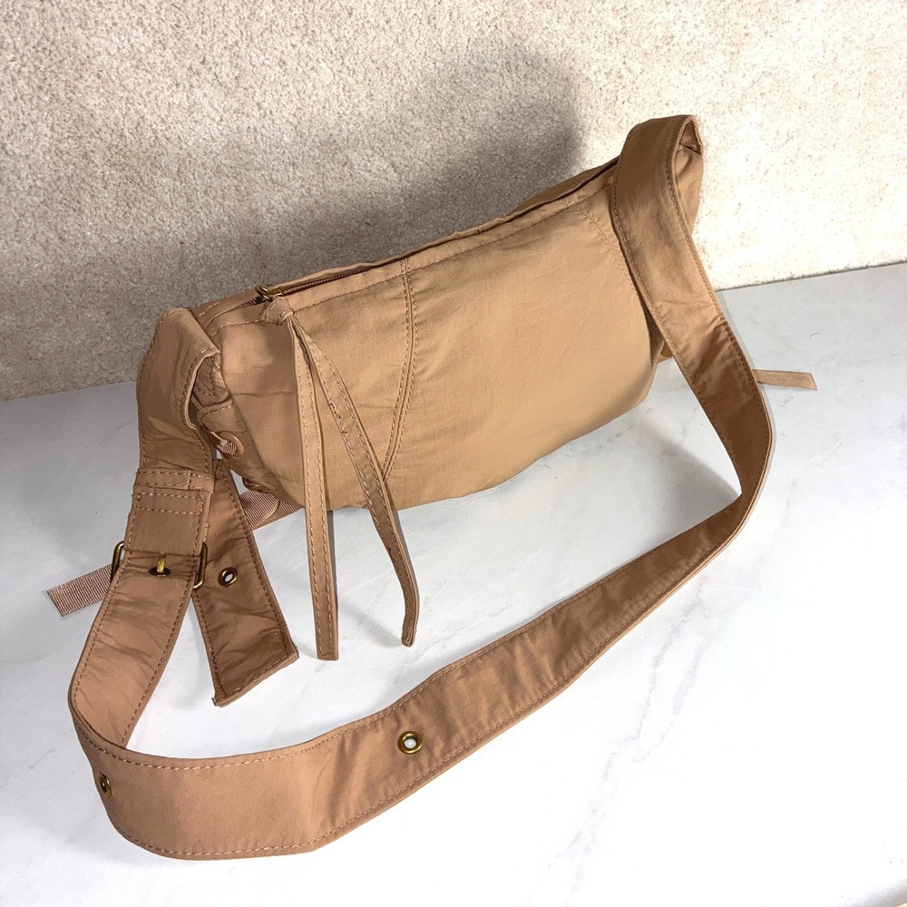 American Eagle Tan Nylon Crossbody Bag - OS - Utility Gorpcore Minimalist Street